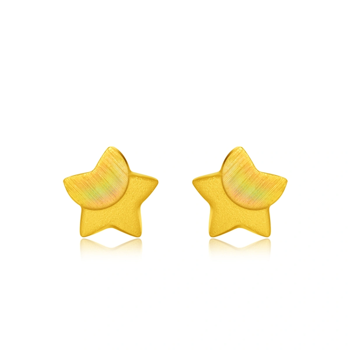 小星星999足金耳環