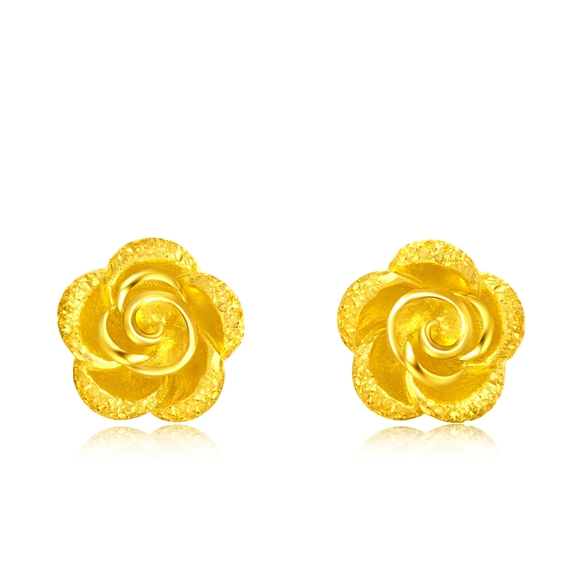 999.9 Gold earrings