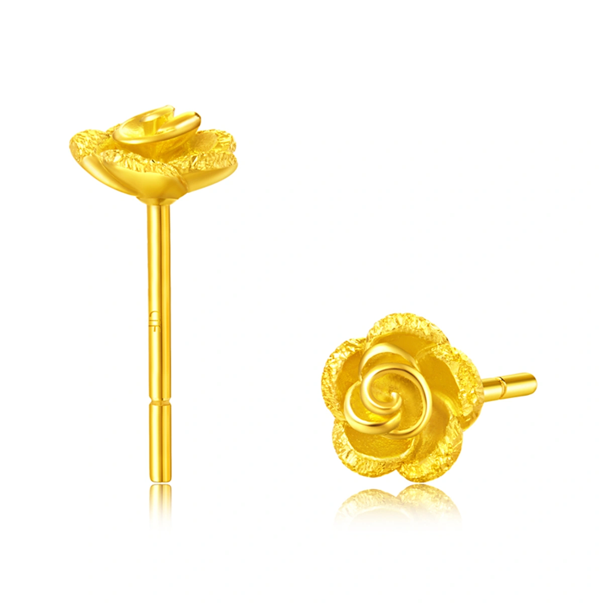 999.9 Gold earrings