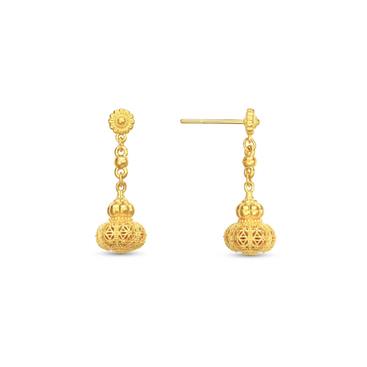 999 Gold earrings