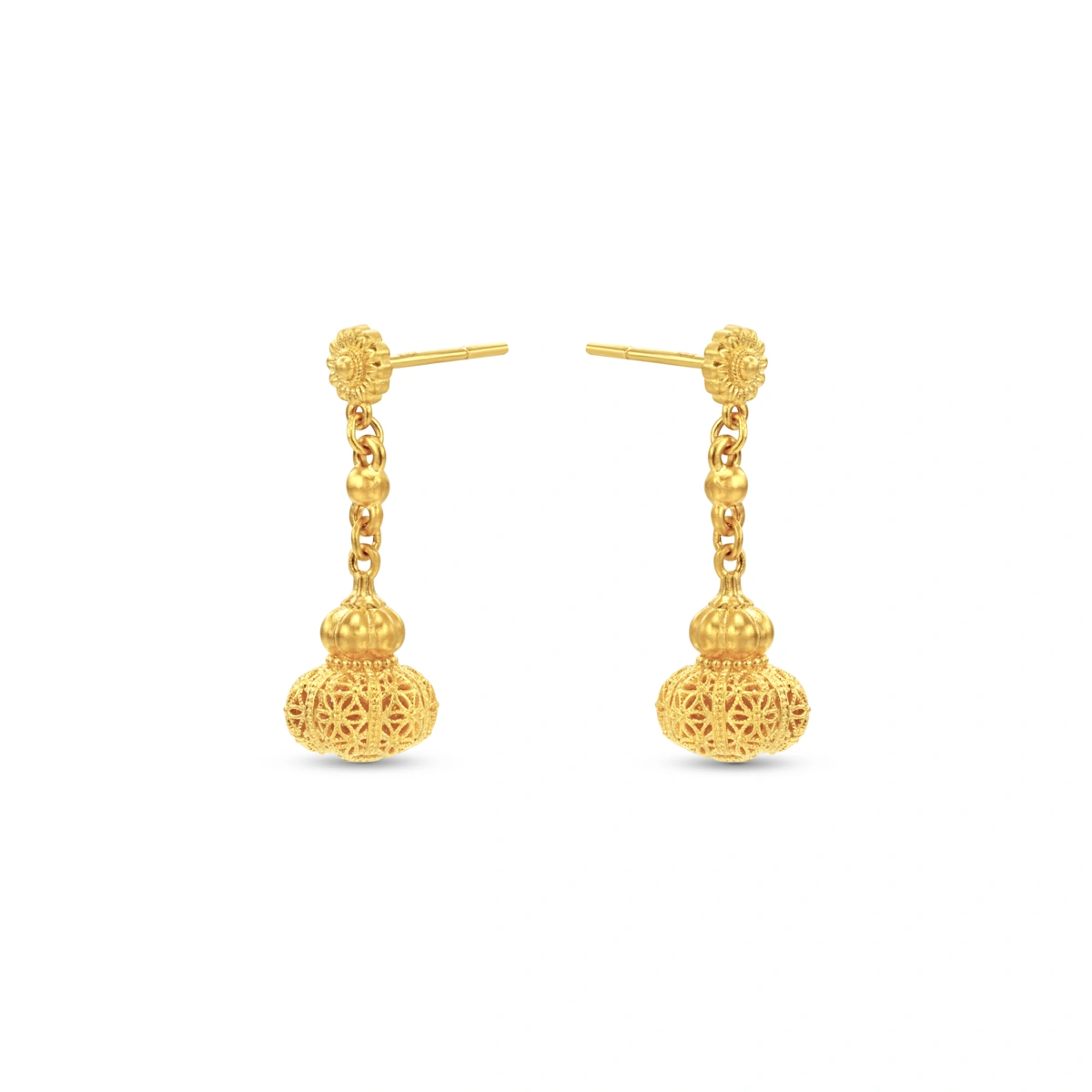 999 Gold earrings
