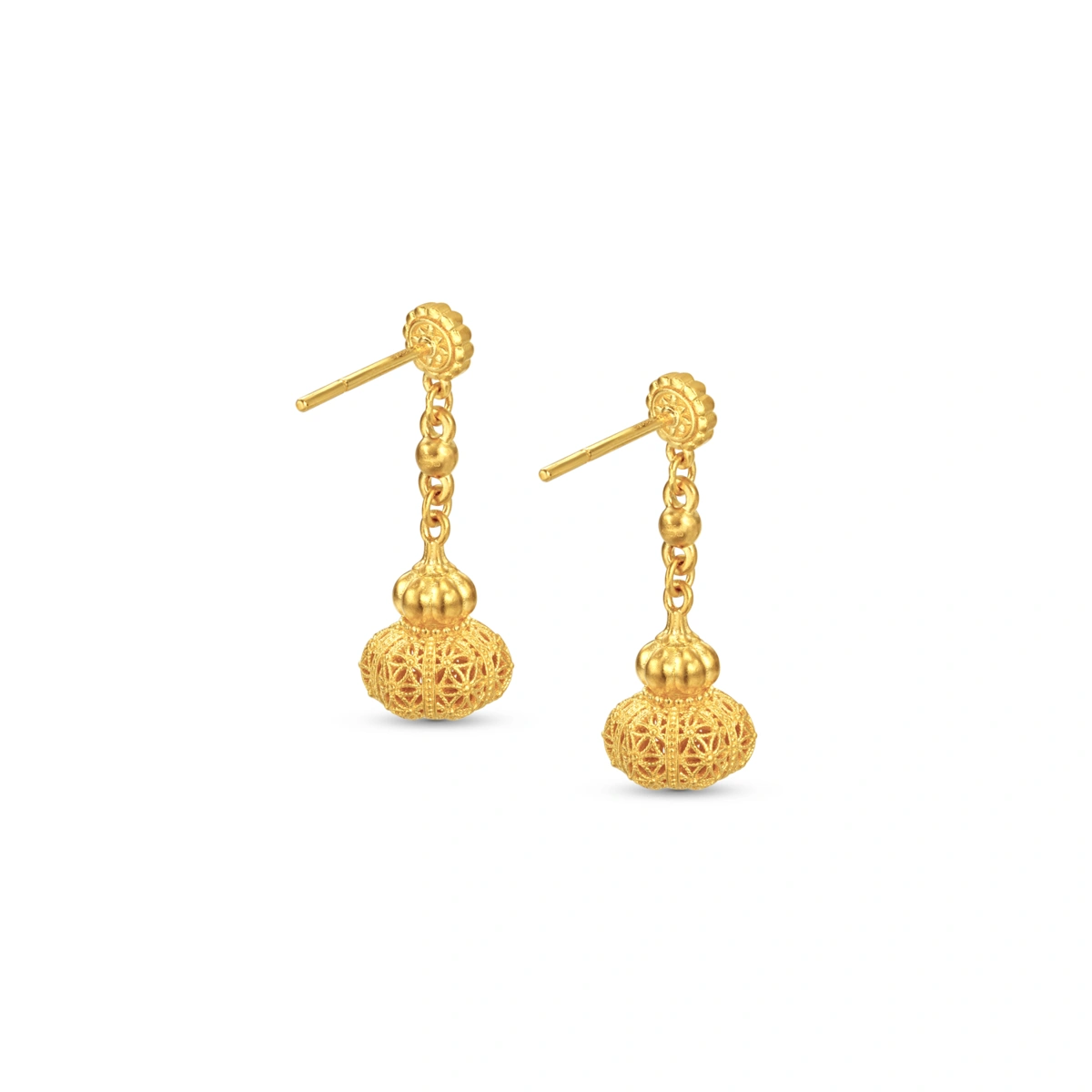 999 Gold earrings