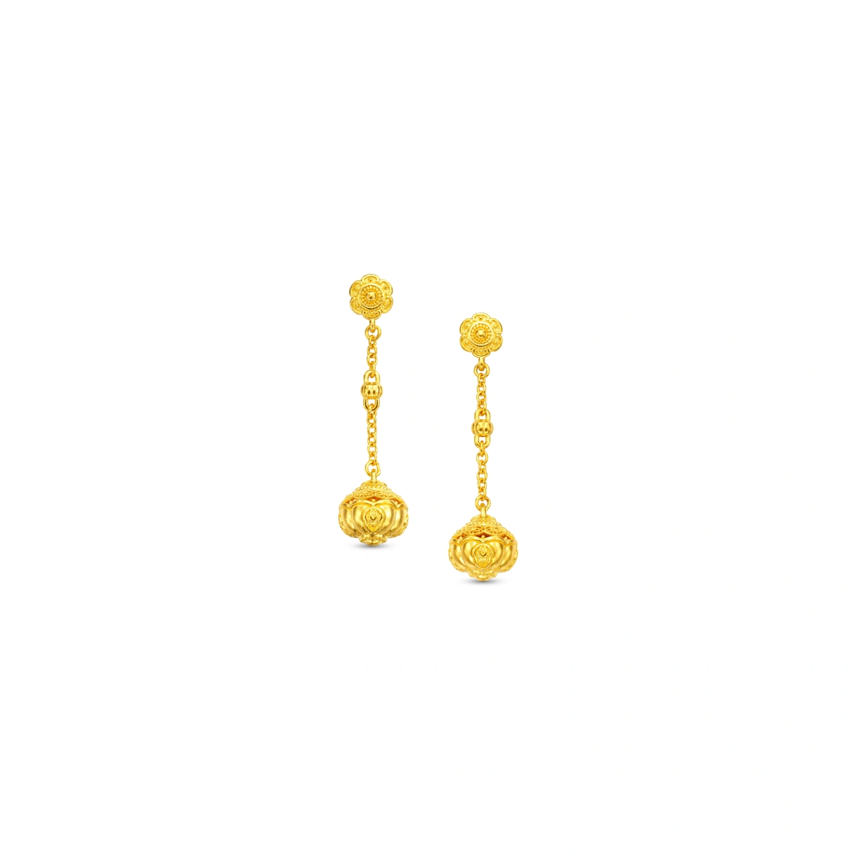 999 Gold earrings