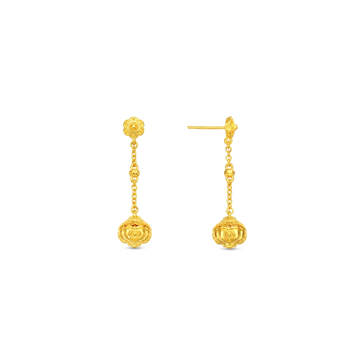 999 Gold earrings