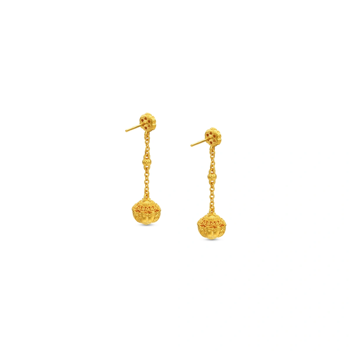 999 Gold earrings