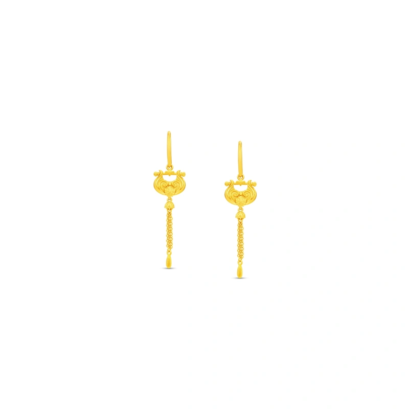 999 Gold earrings