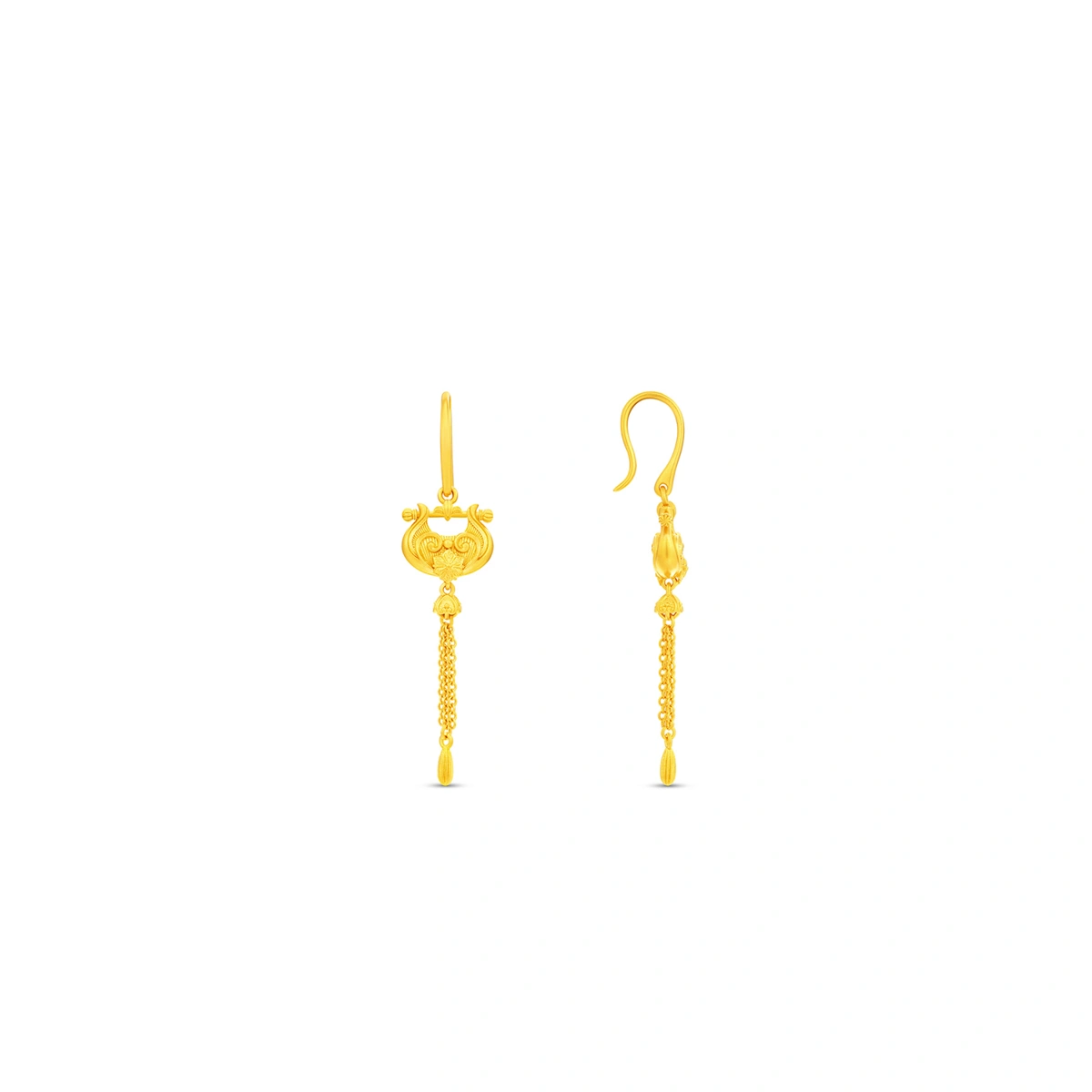 999 Gold earrings