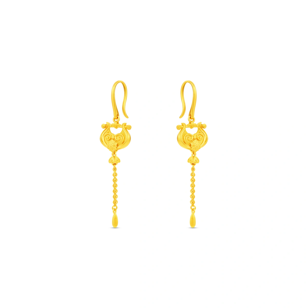 999 Gold earrings