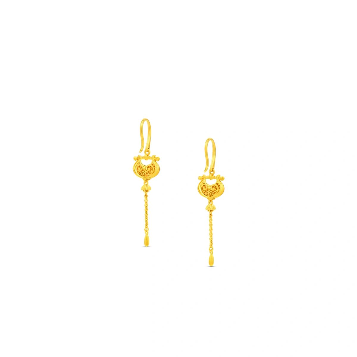 999 Gold earrings