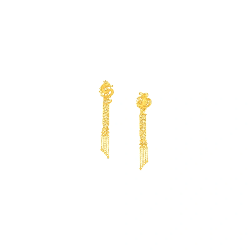 999 Gold earrings