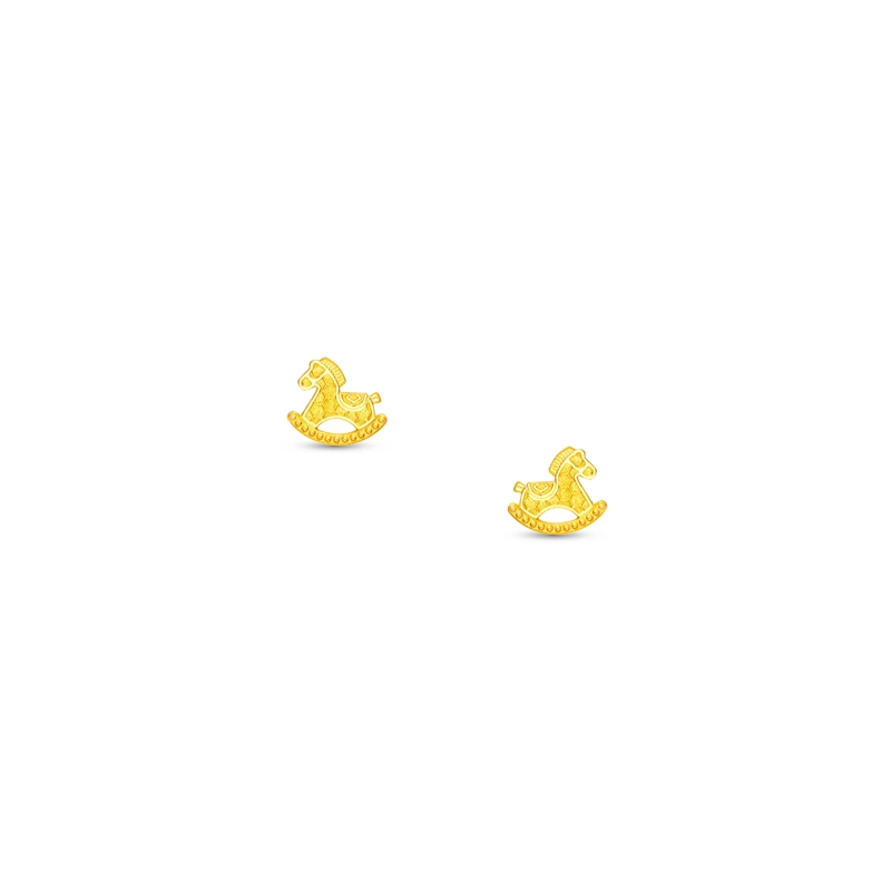 999.9 Gold earrings