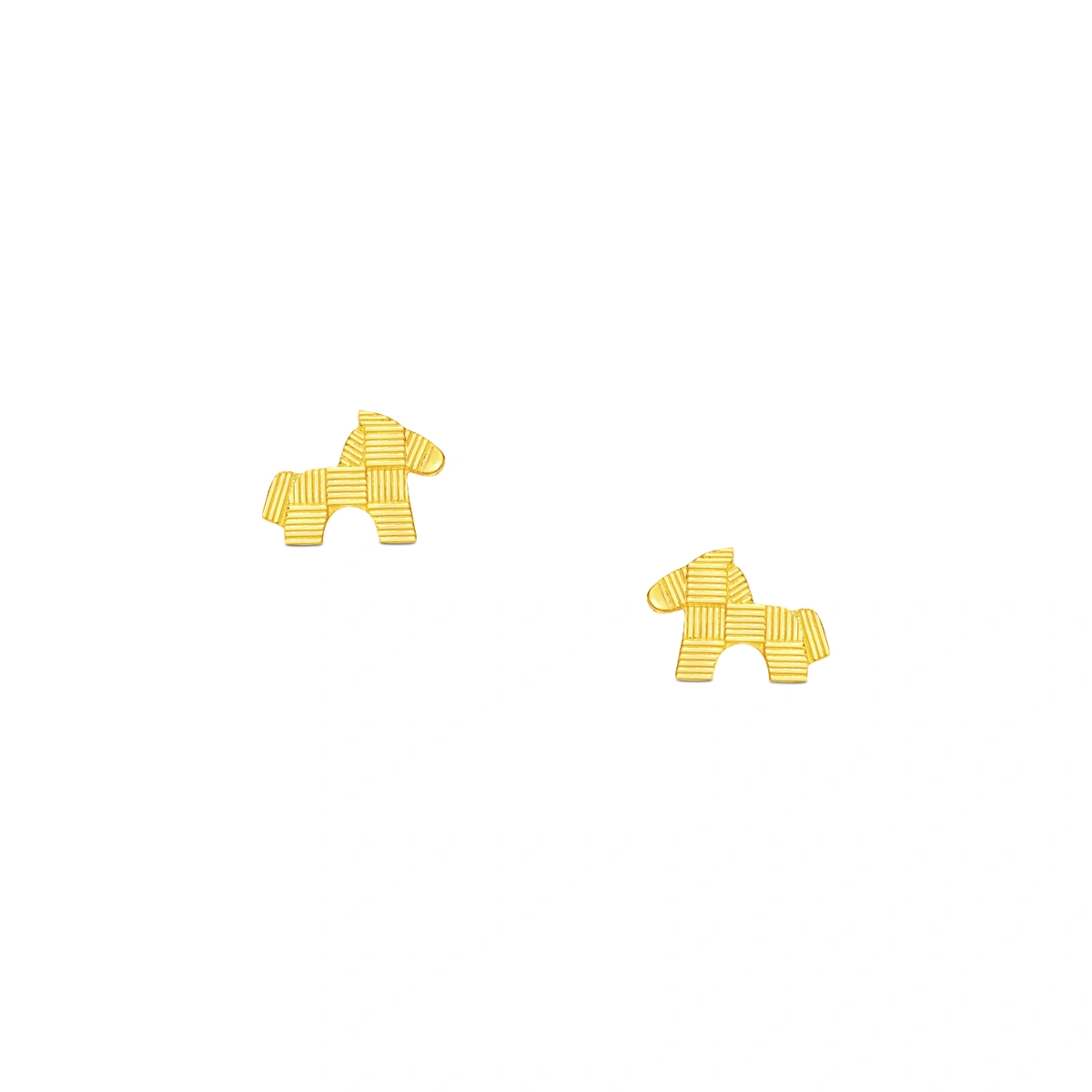 999.9 Gold earrings