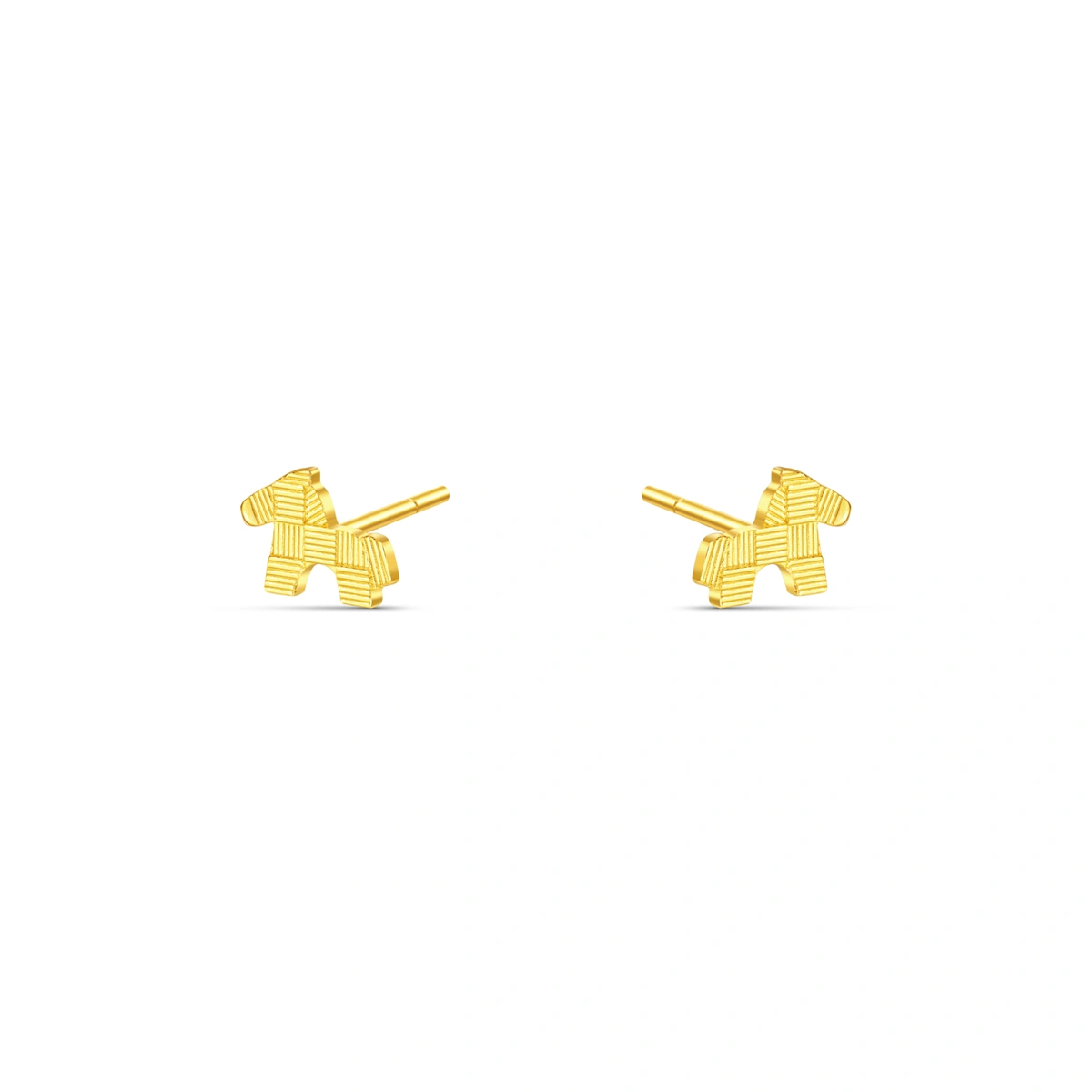 999.9 Gold earrings