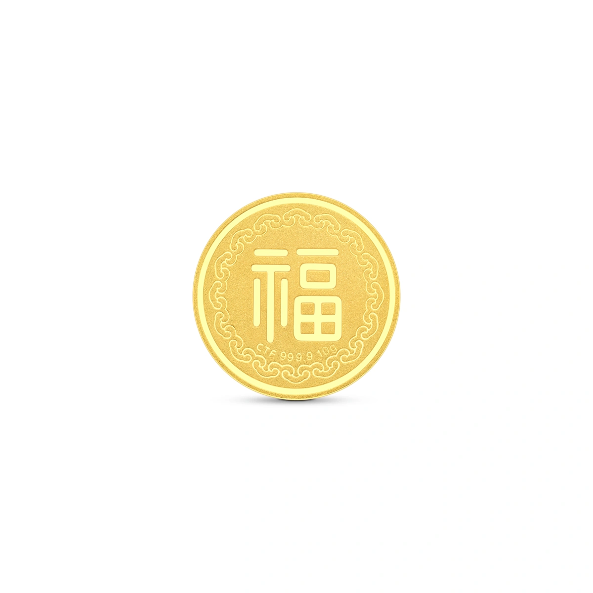 喜鵲報喜999.9黃金飾金工藝品金章