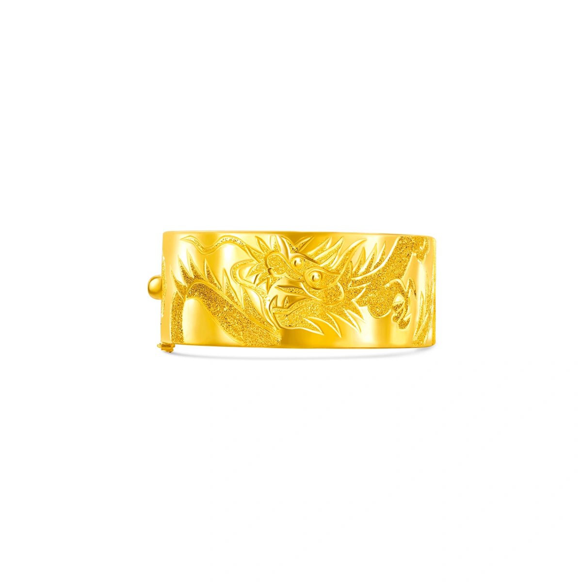 Dragon and Phoenix 999.9 Gold bangle