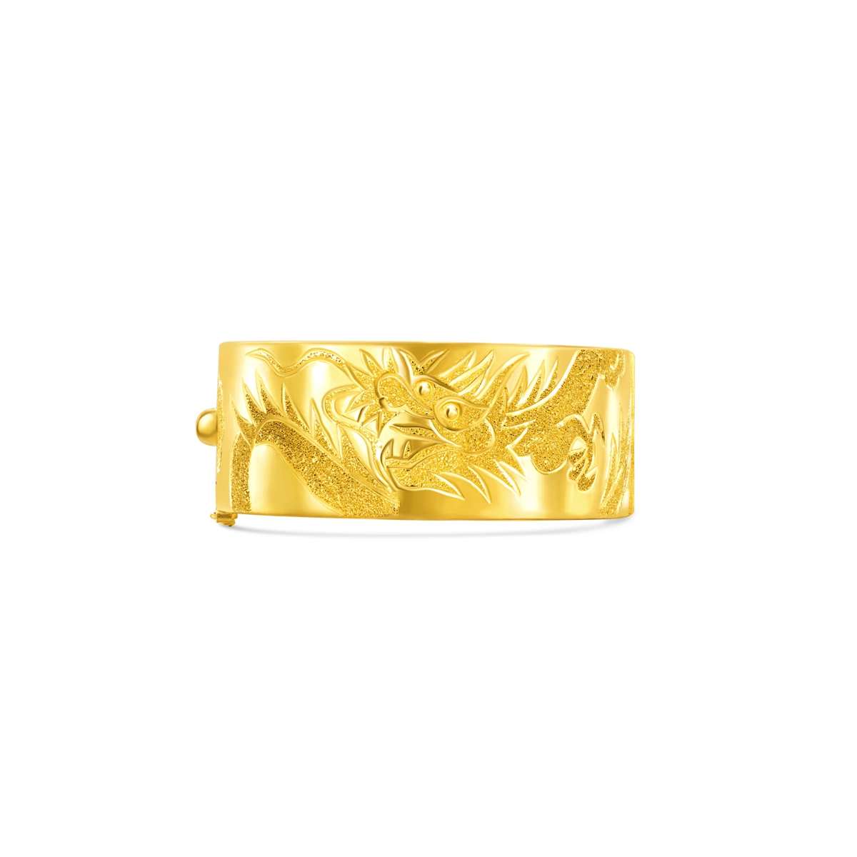 Dragon and Phoenix 999.9 Gold bangle