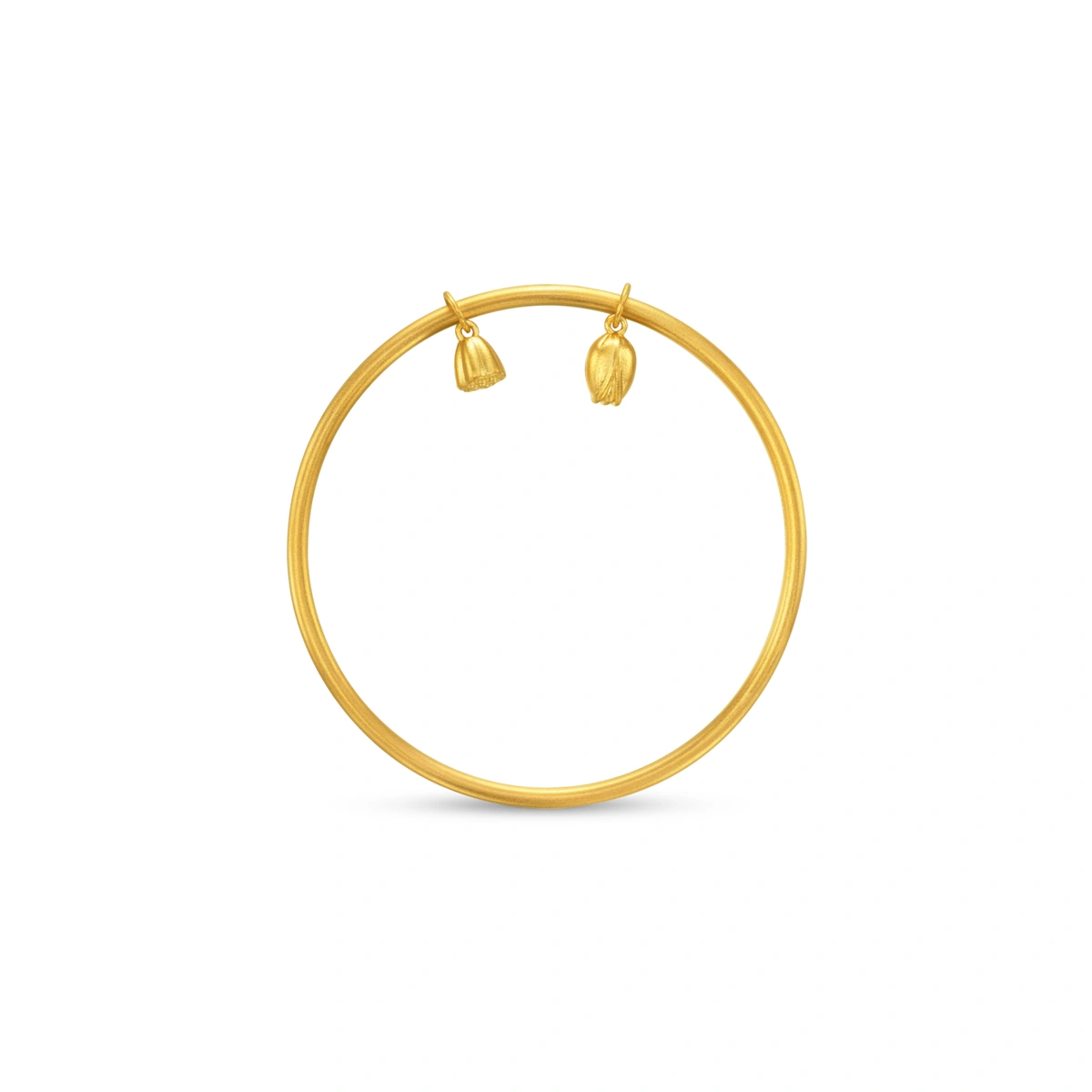 「蓮子蓮蓬」999足金手鐲