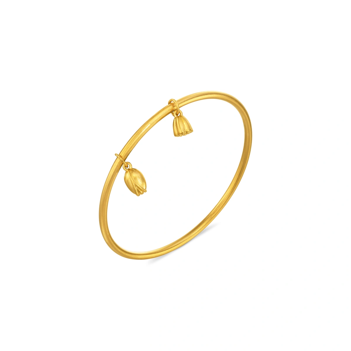 「蓮子蓮蓬」999足金手鐲