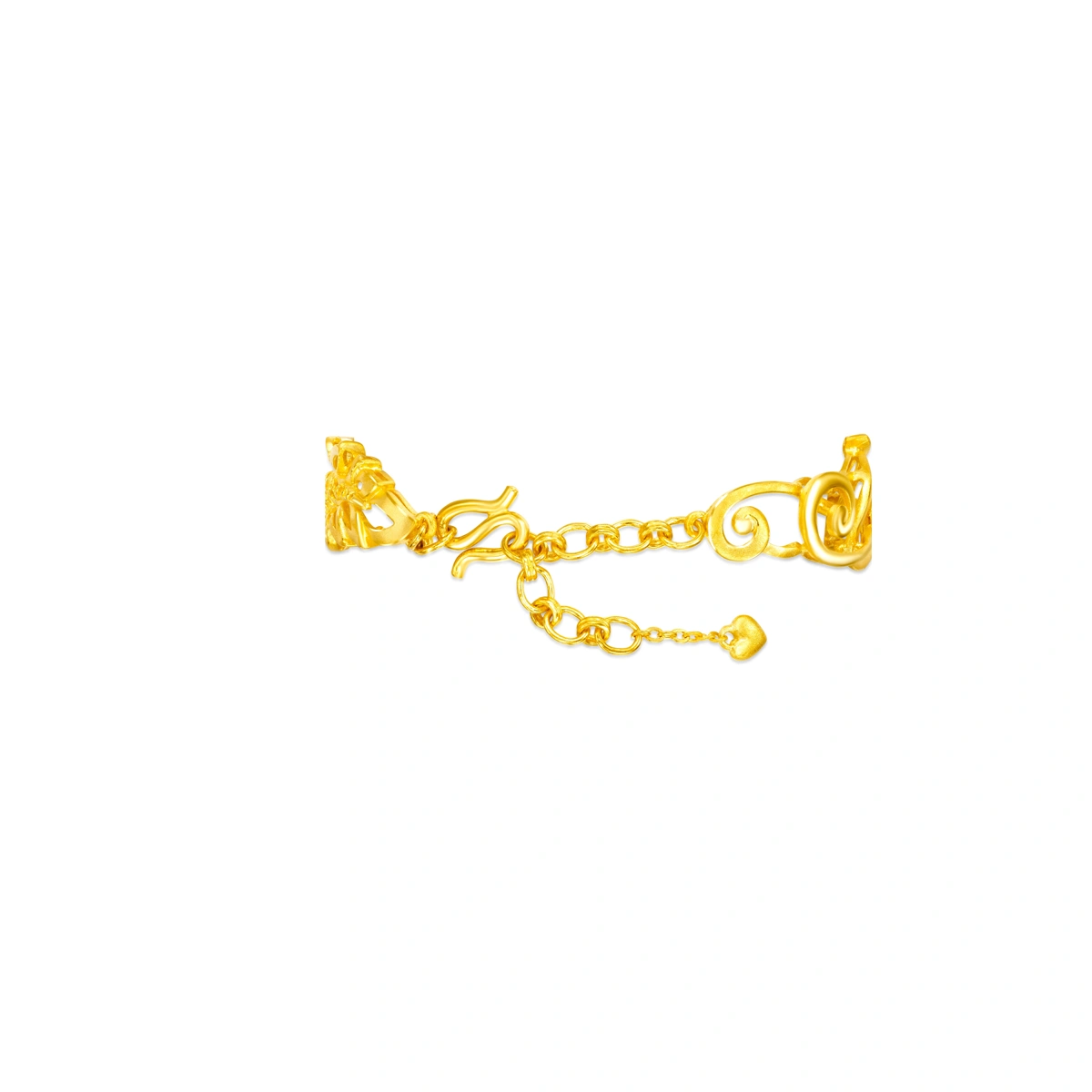 Dragon and Phoenix 999.9 Gold bangle