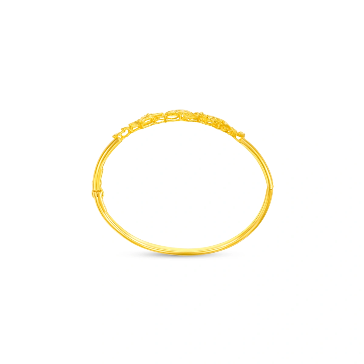 Dragon and Phoenix 999.9 Gold bangle