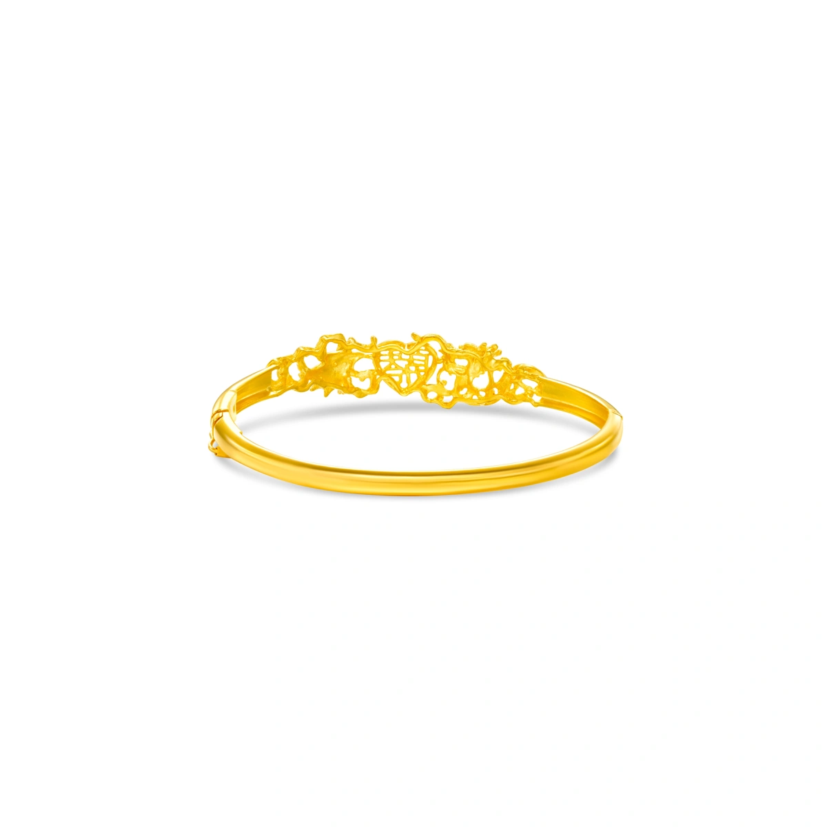 Dragon and Phoenix 999.9 Gold bangle