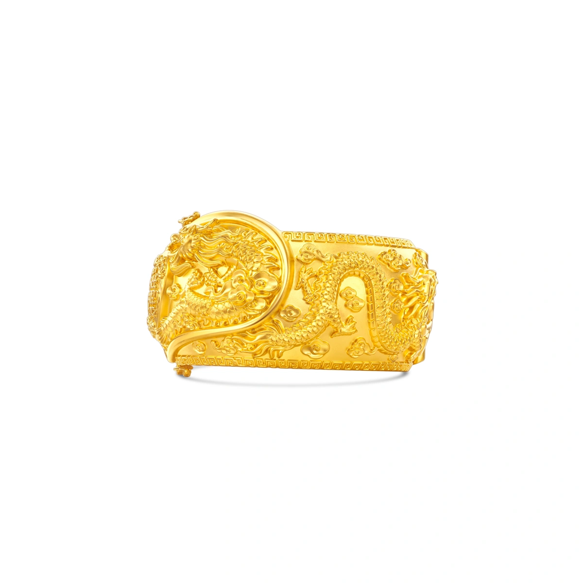 Dragon and Phoenix 999 Gold bangle