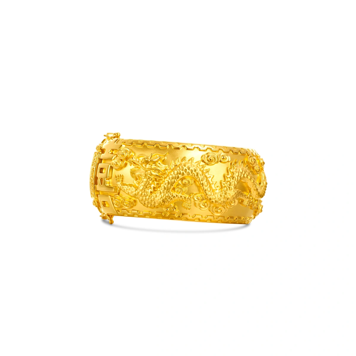 Dragon and Phoenix 999 Gold bangle