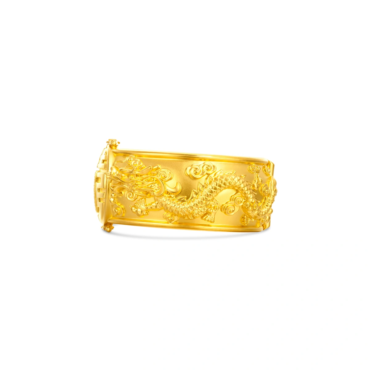 Dragon and Phoenix 999 Gold bangle