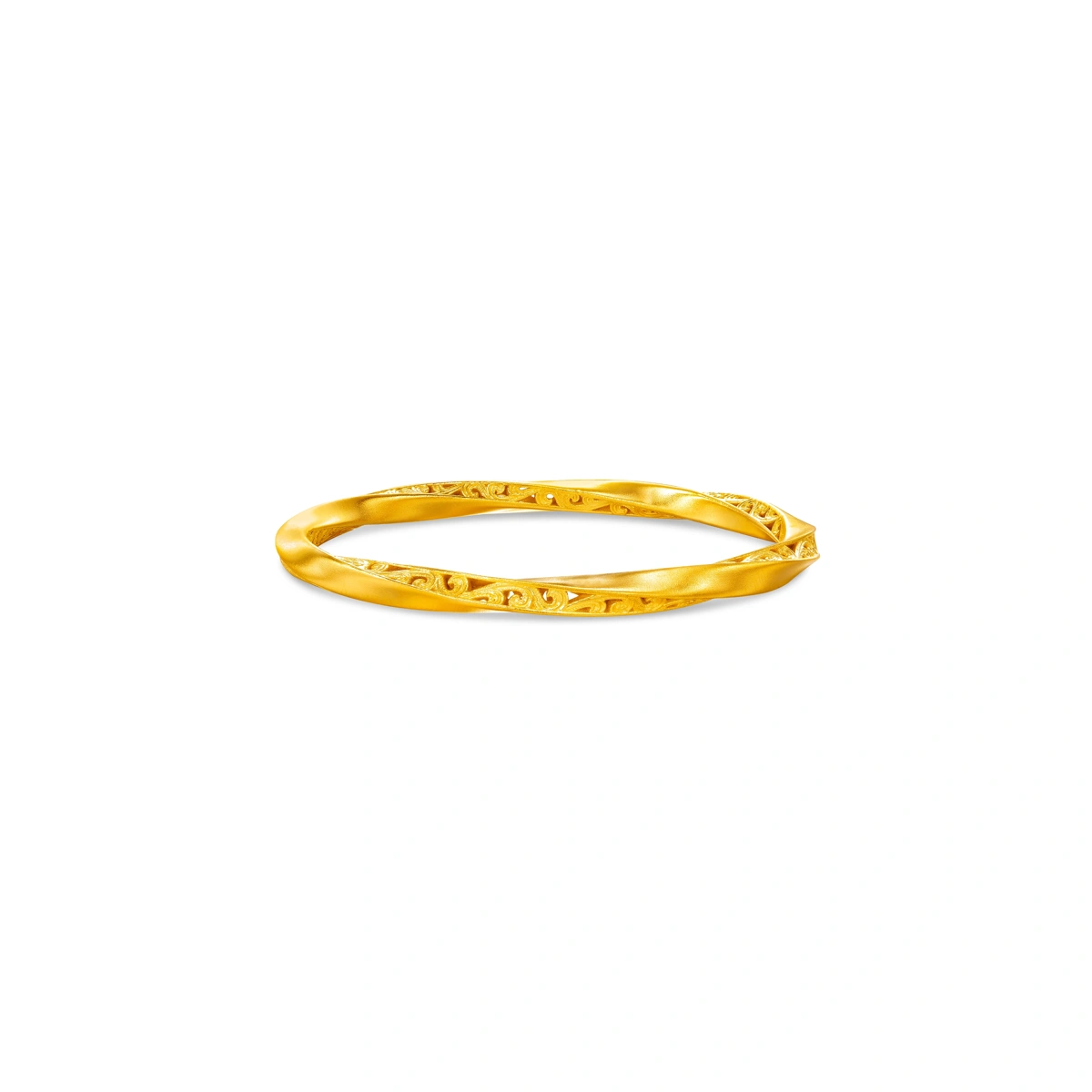 999 Gold bangle (Hollow)