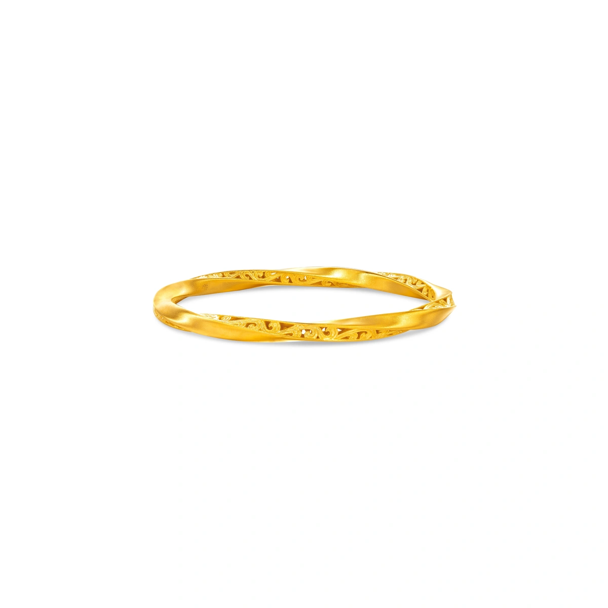 999 Gold bangle (Hollow)