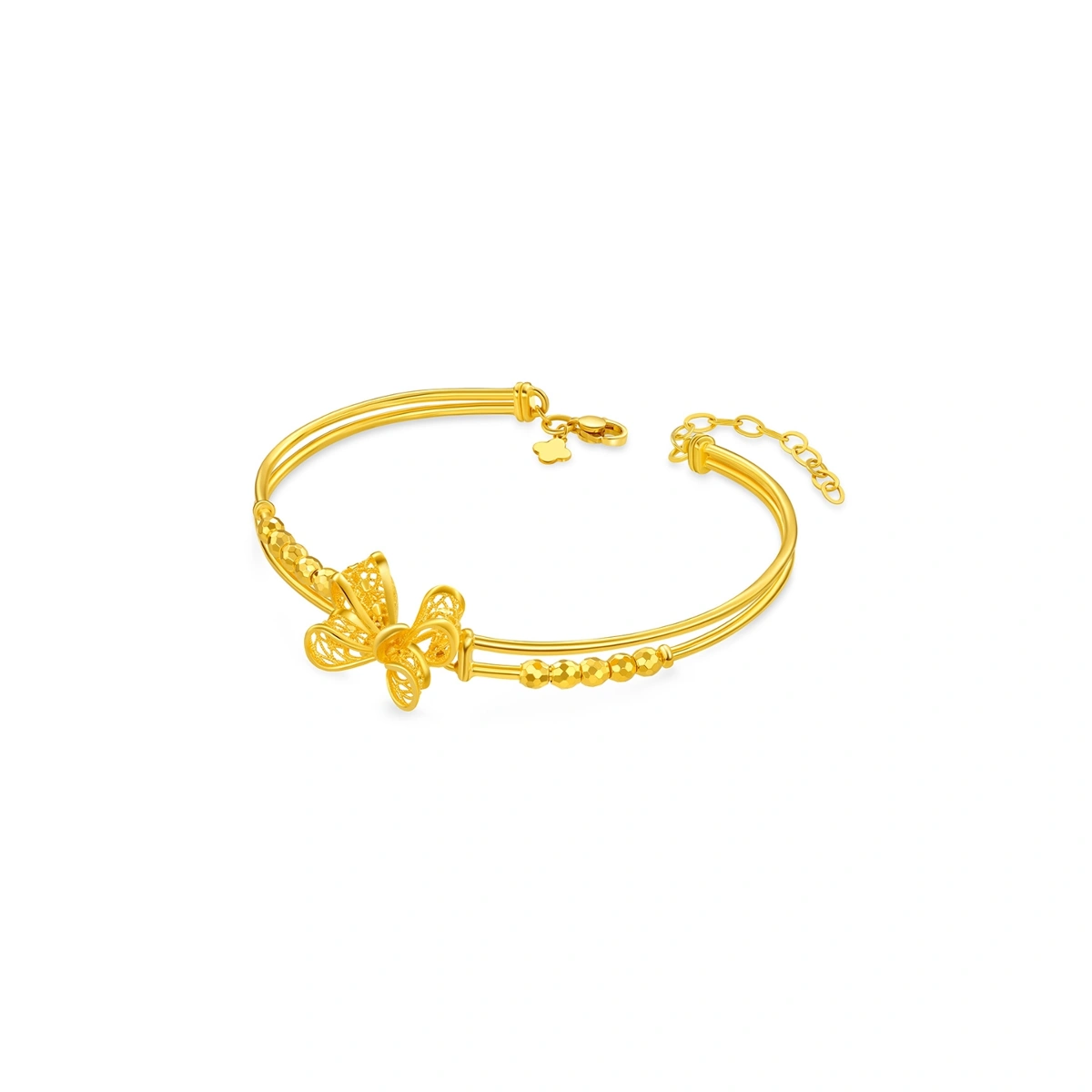 Ribbon 999.9 Gold bangle