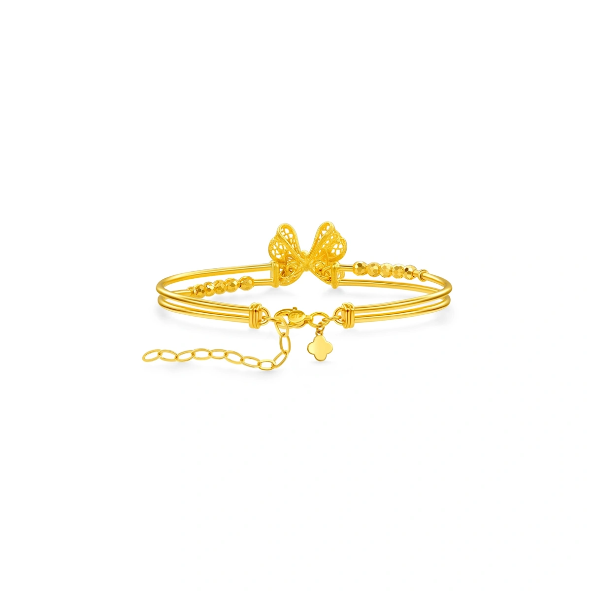 Ribbon 999.9 Gold bangle