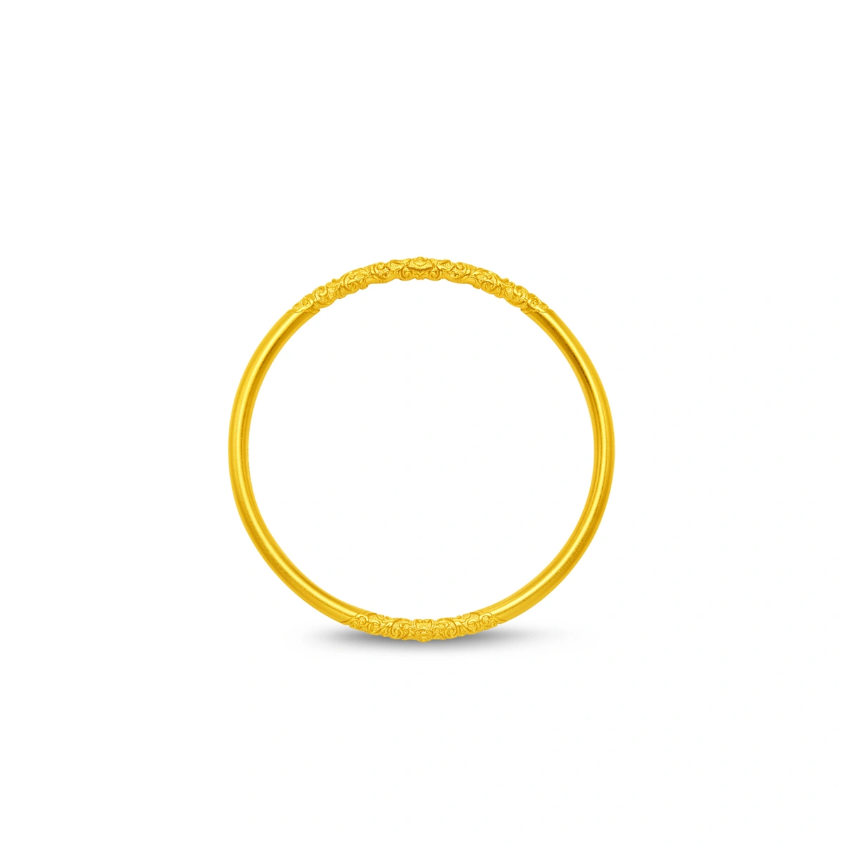 唐草紋999足金手鐲