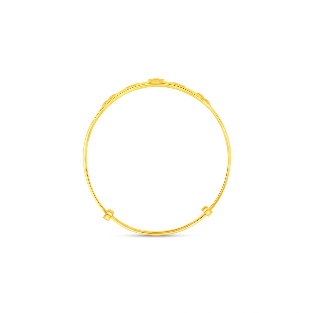 Peace 999.9 Gold Baby bangle