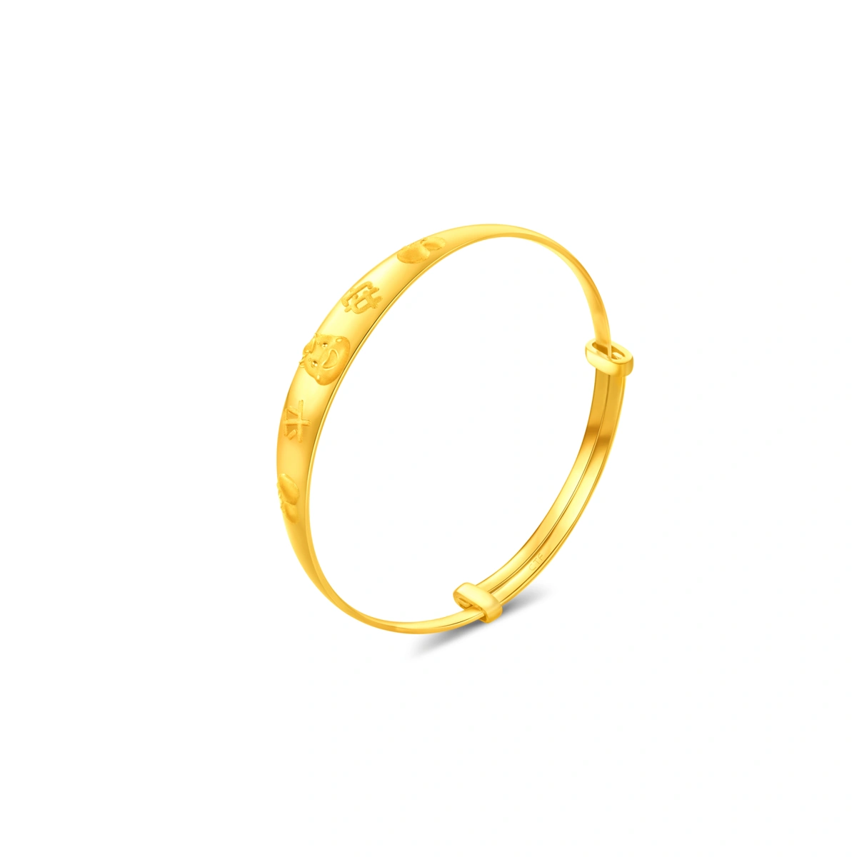 平安999.9黃金童裝手鐲