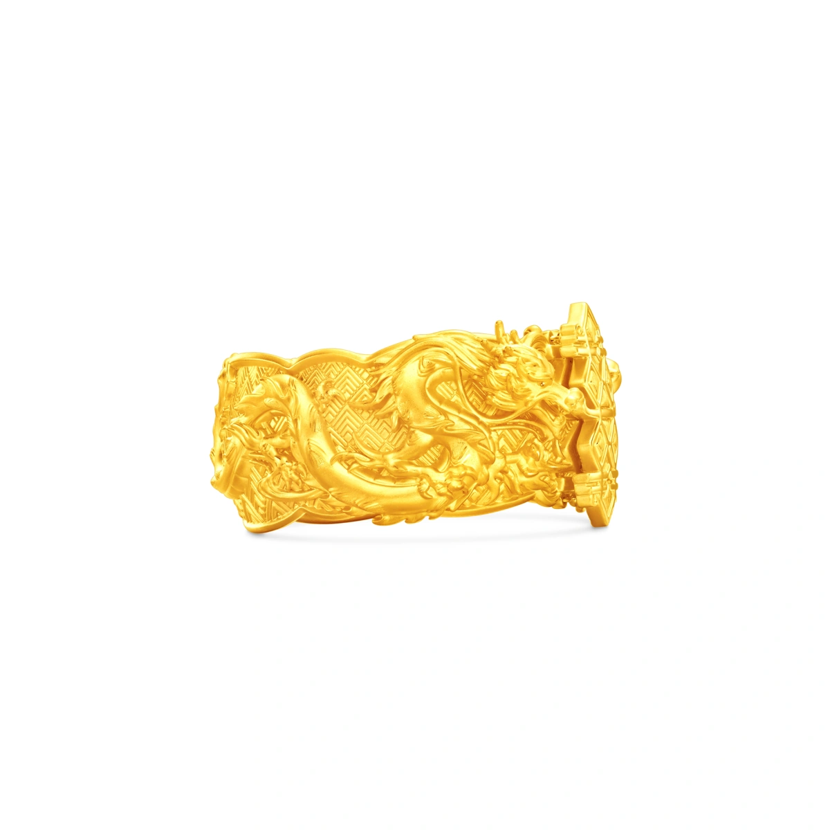 Dragon and Phoenix 999 Gold bangle