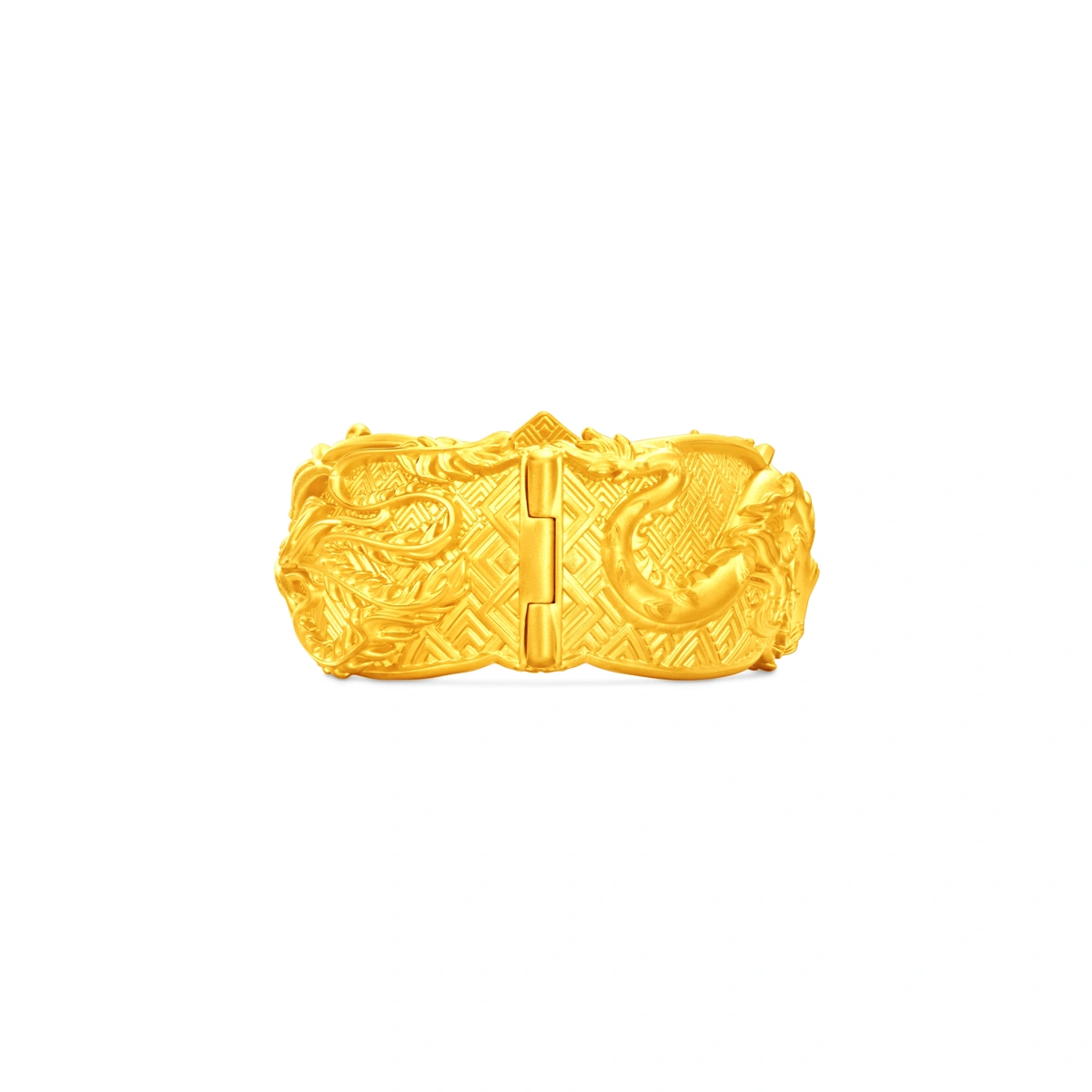 Dragon and Phoenix 999 Gold bangle