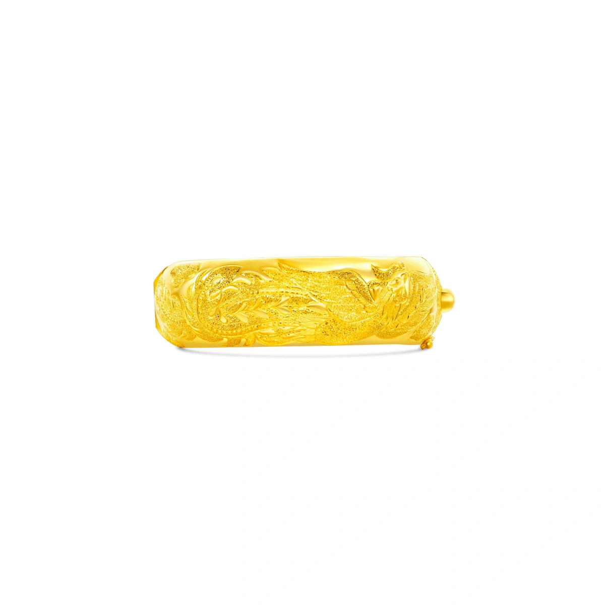 Dragon and Phoenix 999.9 Gold bangle
