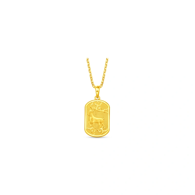 999.9 Gold pendant