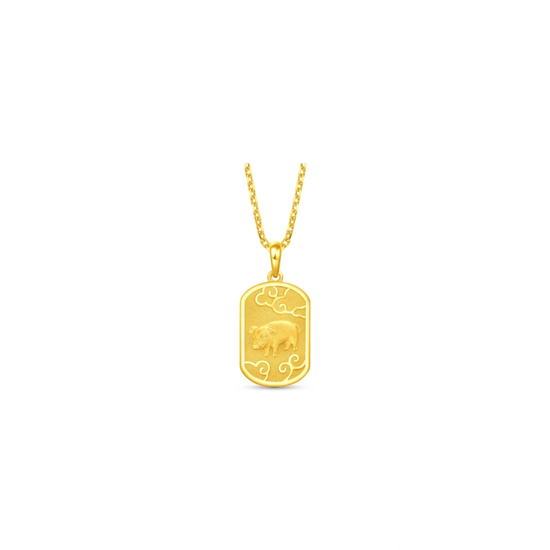 999.9 Gold pendant