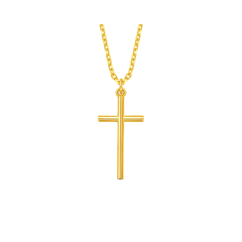 Cross 999.9 Gold pendant