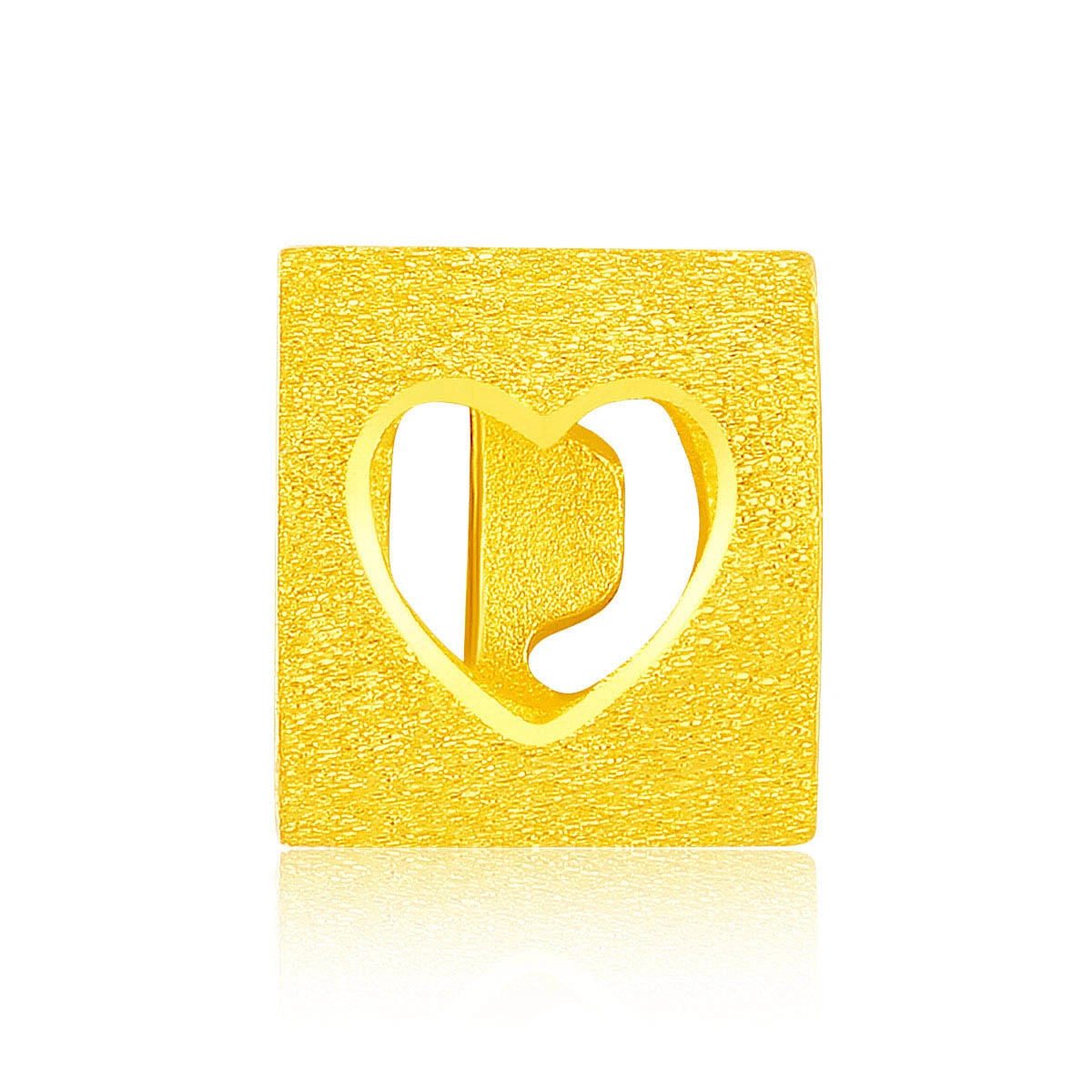 999.9 Gold Pendant (Large English Letter D)