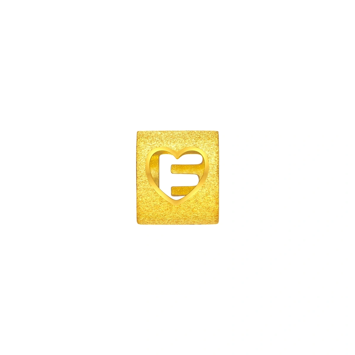 999.9 Gold Pendant (Large English Letter E)