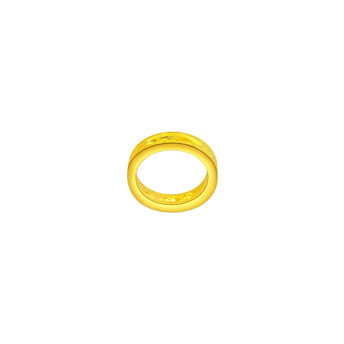 999.9 Gold Pendant (Large English Letter F)