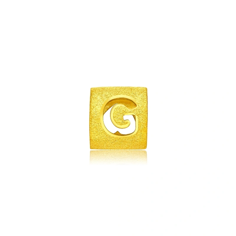 999.9黃金吊墜 (大版字母G)