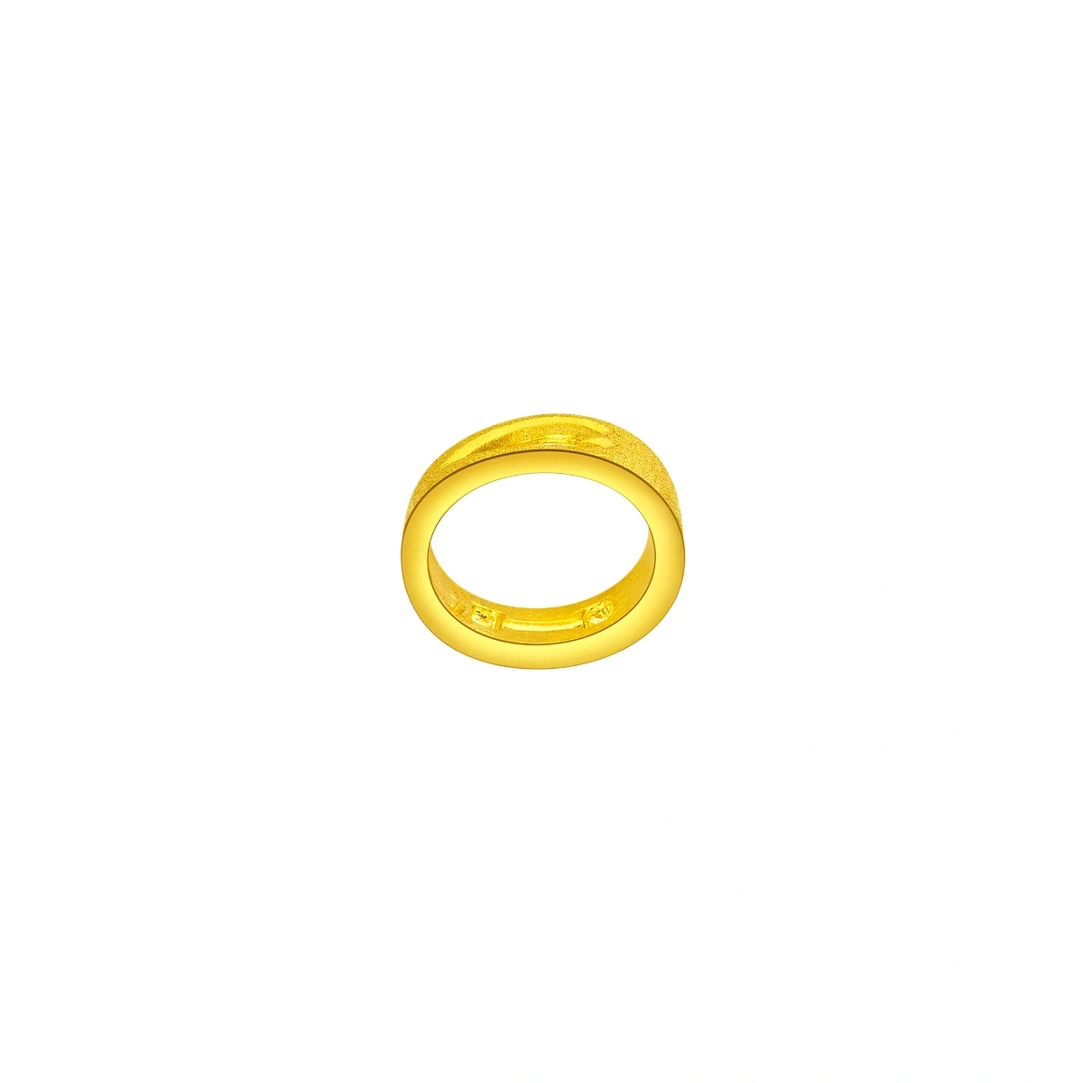999.9 Gold Pendant (Large English Letter I)