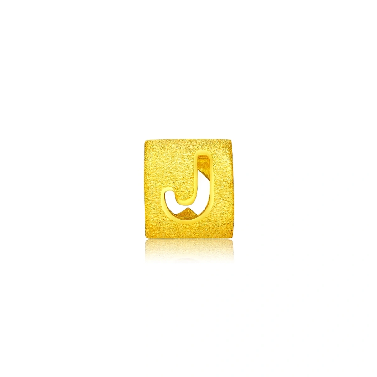 999.9黃金吊墜 (大版字母J)