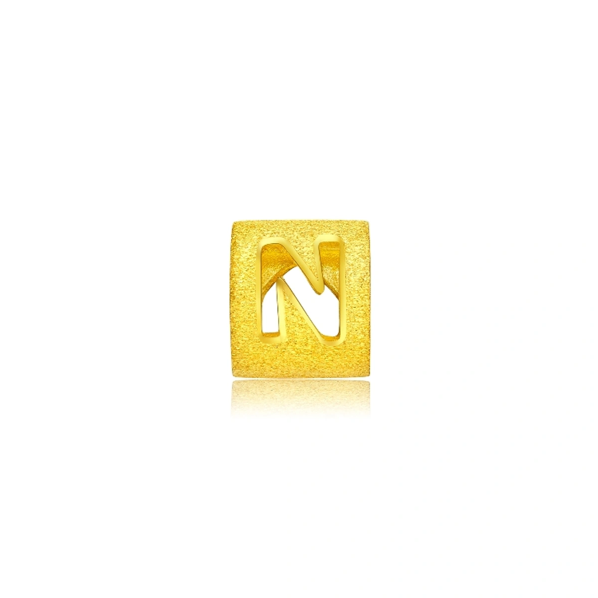 999.9黃金吊墜 (大版字母N)