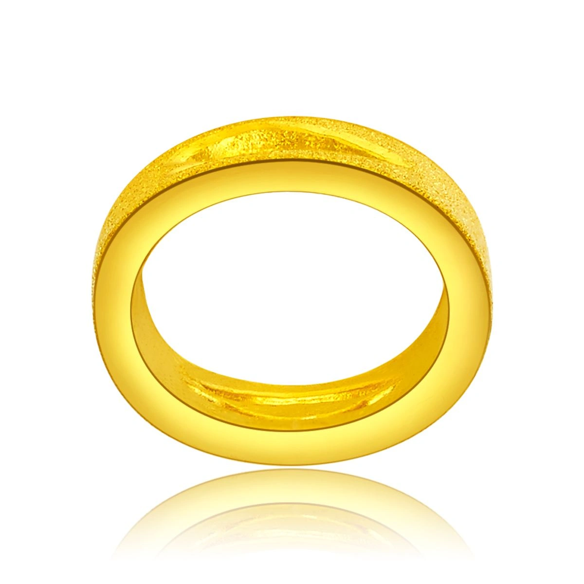 999.9 Gold Pendant (Large English Letter O)