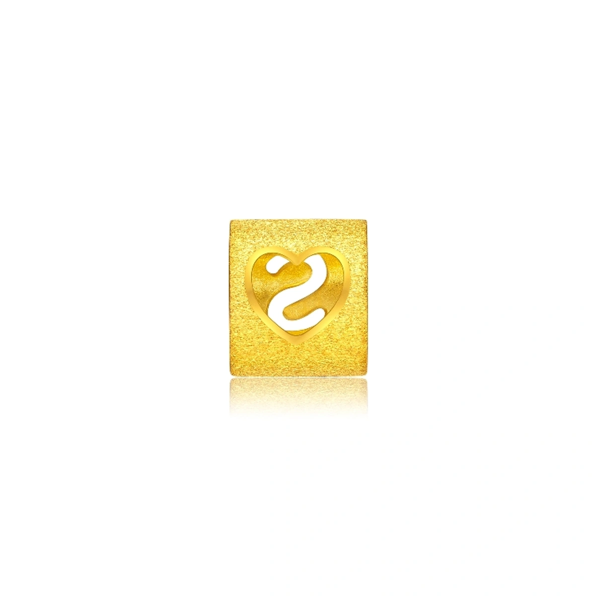 999.9 Gold Pendant (Large English Letter S)